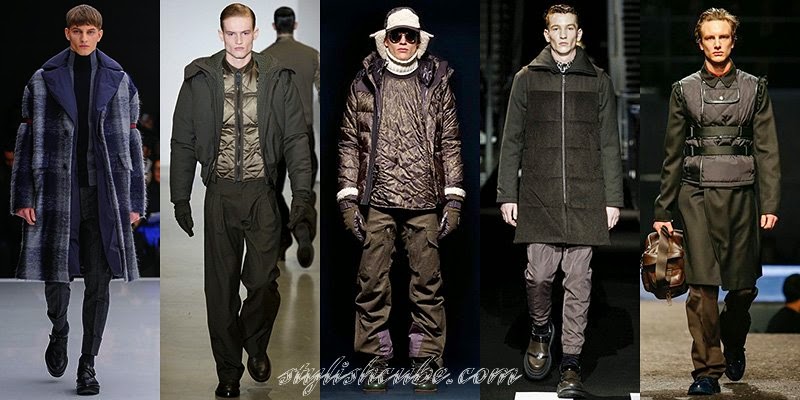 Fall Winter 2014 - 2015 Men's Duvet Coats Fashion Trends - Fall Winter ...