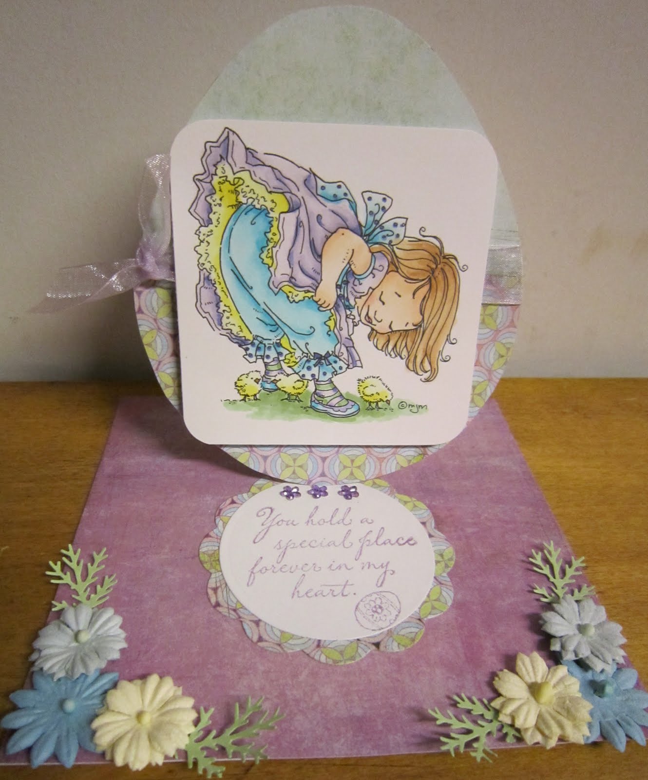 Stamping, Scrapbooking and Card Hobbyist Easter Card for my Baby! (She