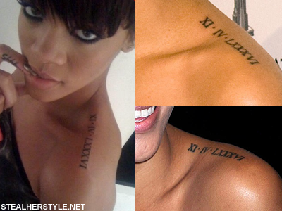 Los Tattoos De Riahanna Y Su Significado Belagoria La Web De