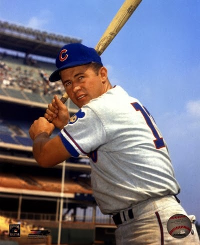 Infielder Ron Santo Of The Chicago Cubs by Bettmann