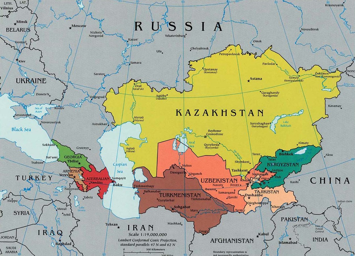 10 Transcontinental Countries | Top 10s - How Big Is Kazakhstan Compared To The Us
