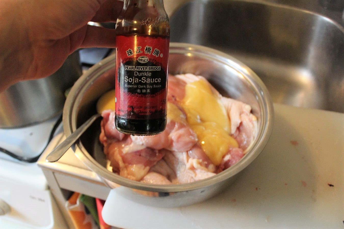 Oberkeule vom Huhn mit Honig und Soja – asia style – glatzkoch.de