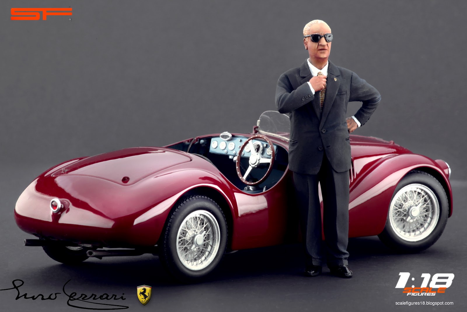 Enzo Model ScaleFigures: Enzo Ferrari 1:18. New release!