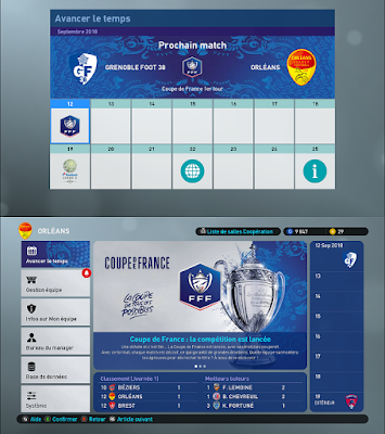PES 2019 Coupe de France Update Pack Season 2018/2019 by FuNZoTiK