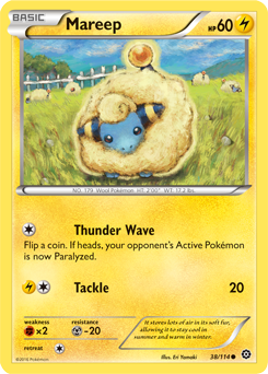 Mareep -- Steam Siege Pokemon Card Review | PrimetimePokemon's Blog