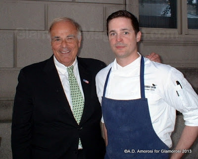 Former PA Governor Ed Renell and Chef Nicholas Elmi at The Phila. Art Alliance