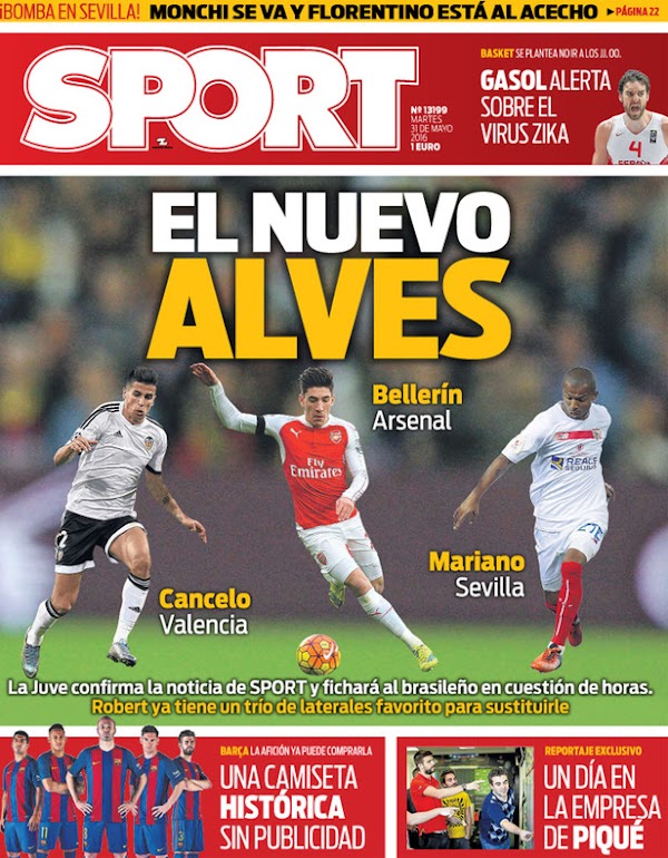 FC Barcelona, Sport: "El nuevo Alves"