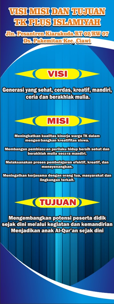 Contoh Banner Visi Misi Perusahaan - Banner aja