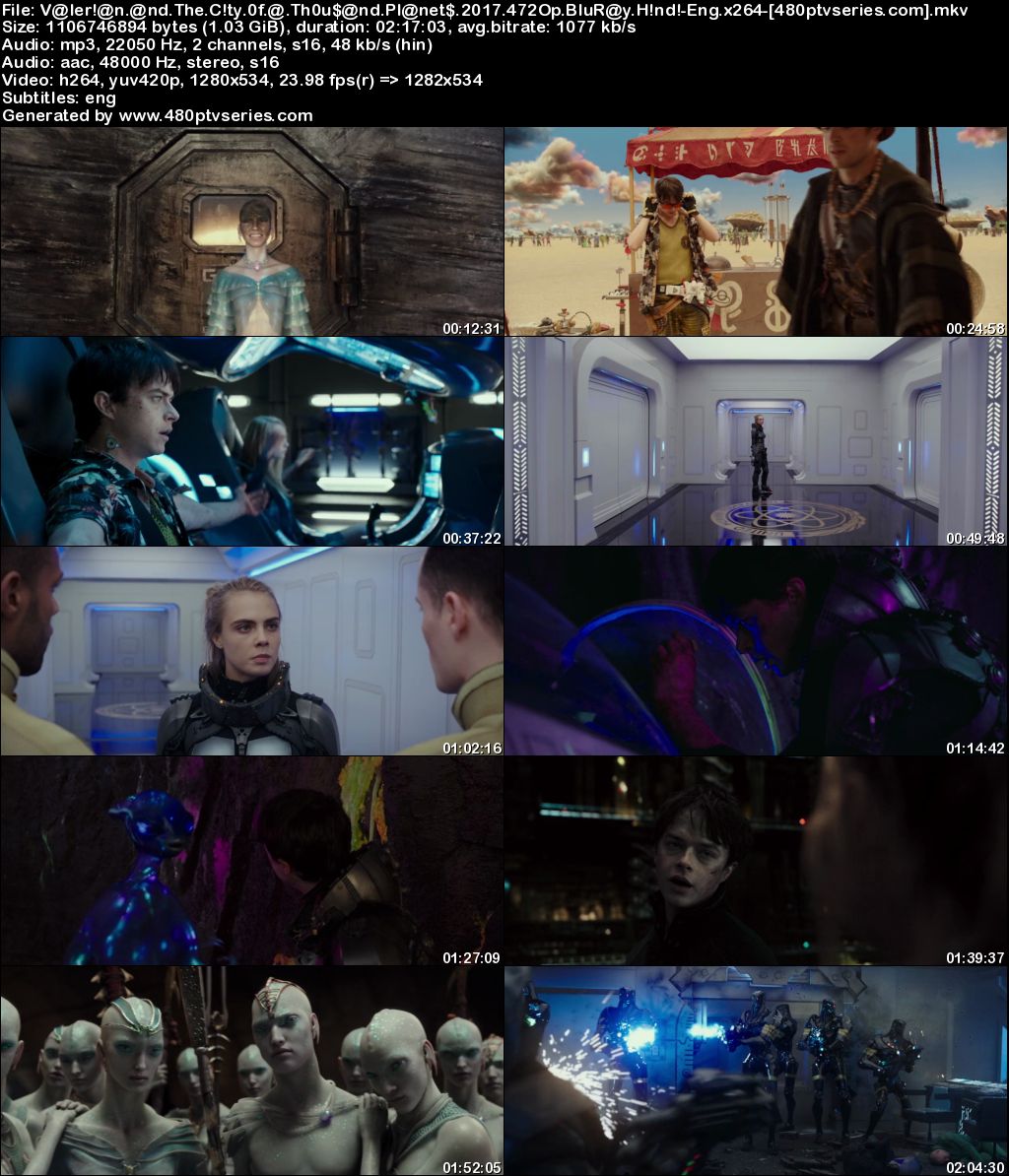 Download Valerian and the City of a Thousand Planets (2017) 1GB Full Hindi Dual Audio Movie Download 720p BluRay Free Watch Online Full Movie Download Worldfree4u 9xmovies