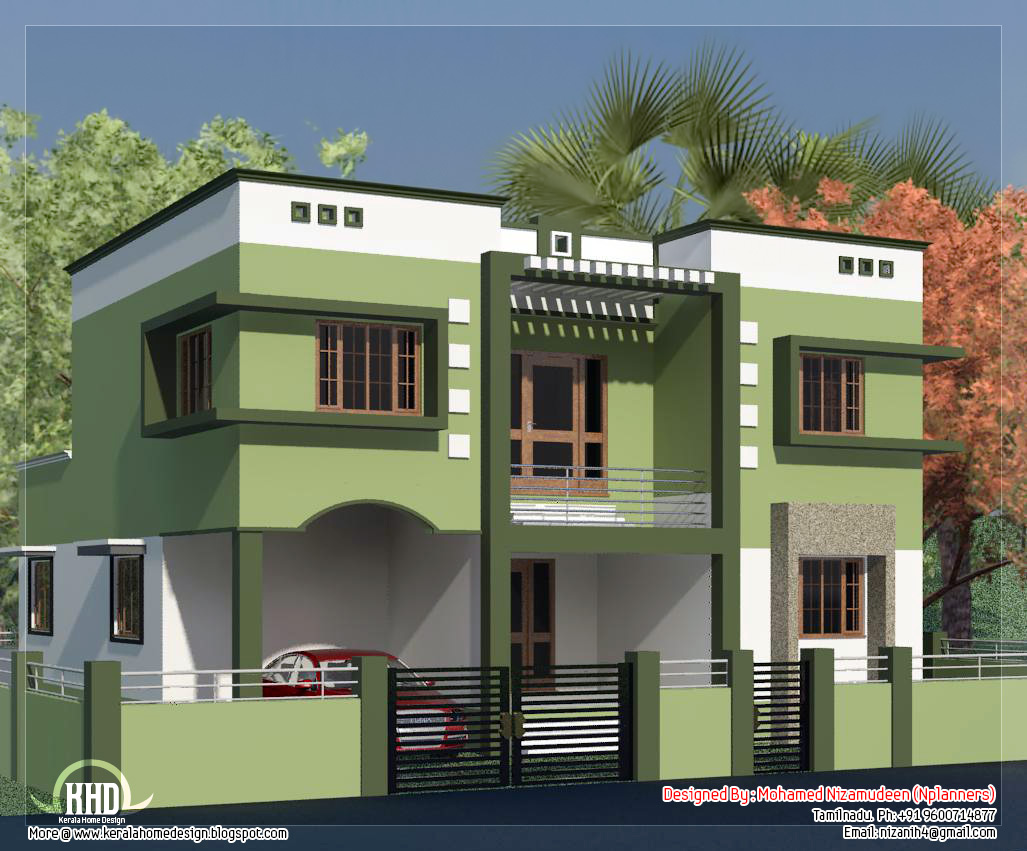 Tamilnadu style minimalist 2135 sq feet house  design 