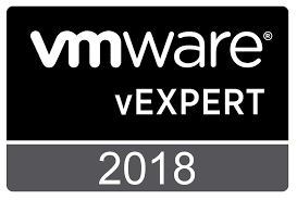VMware vEXPERT 2018
