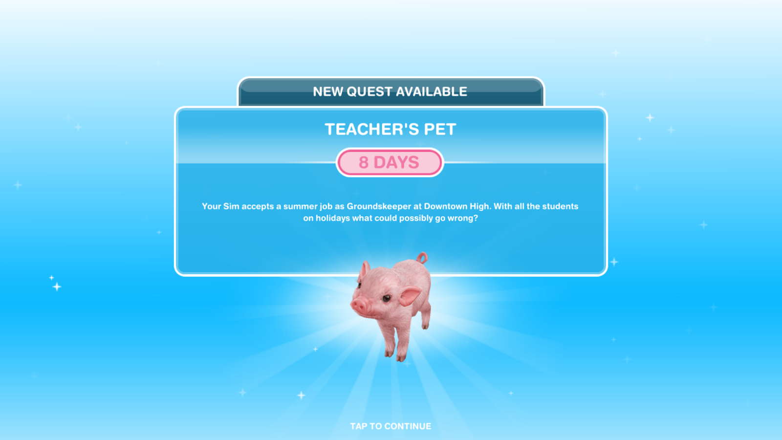 SimsFreeplay Sims Freeplay Teachers Pet Discovery Quest