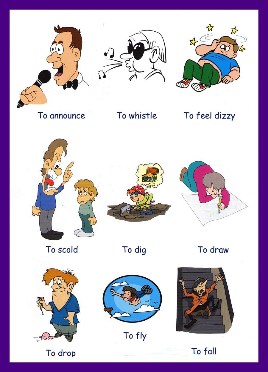 ENGLISH WORKSHEETS AND ACTIVITIES FOR CHILDREN Basic Action Verbs