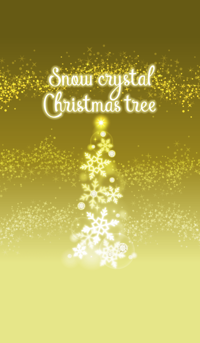 Snow crystal X'mas(gold)@Winter Feature