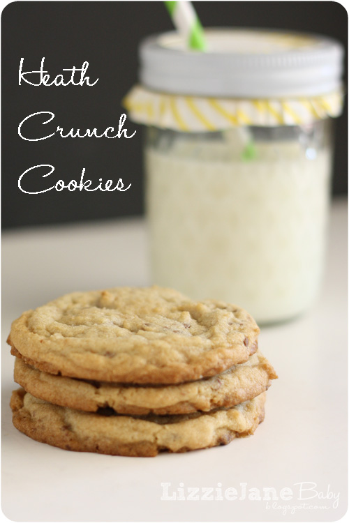 Tasty Tuesday Heath Crunch Cookies — Liz on Call
