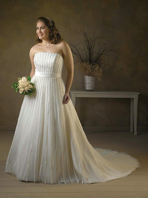 wedding gown patterns for plus size