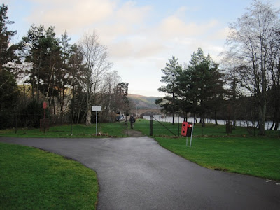 Deeside walks: the path around Ballater Golf Course approaches the River Dee