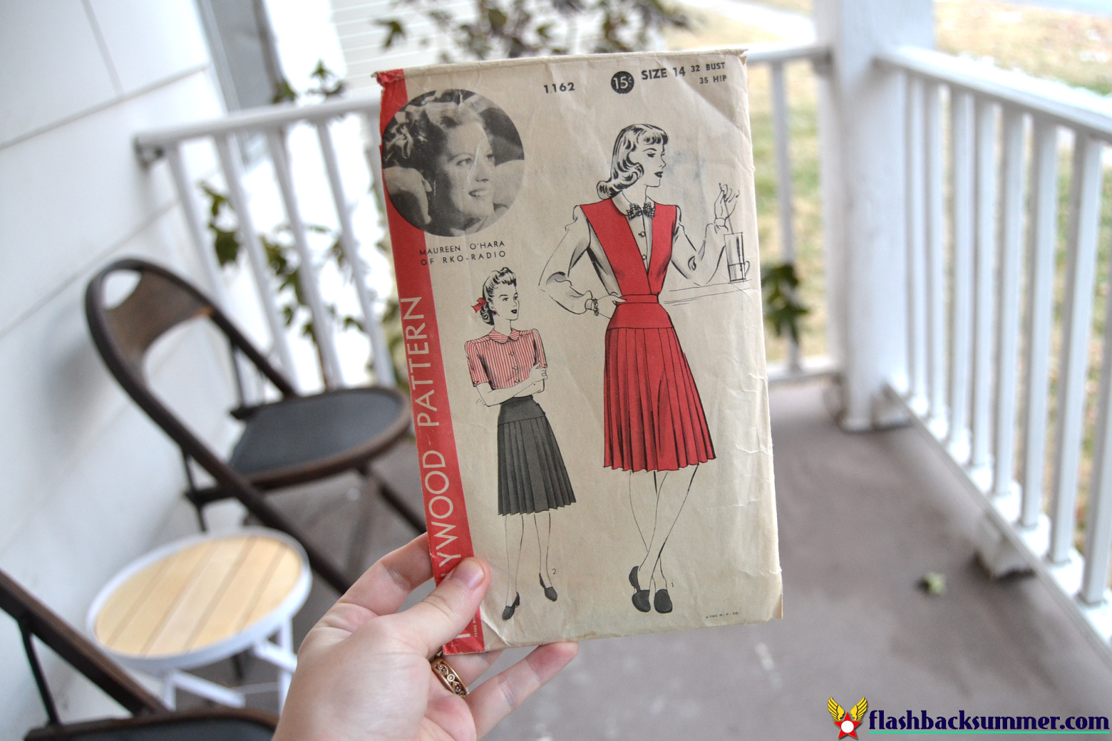 Flashback Summer: My First Me-Made 1940s Suit - Hollywood Pattern 1162, skirt