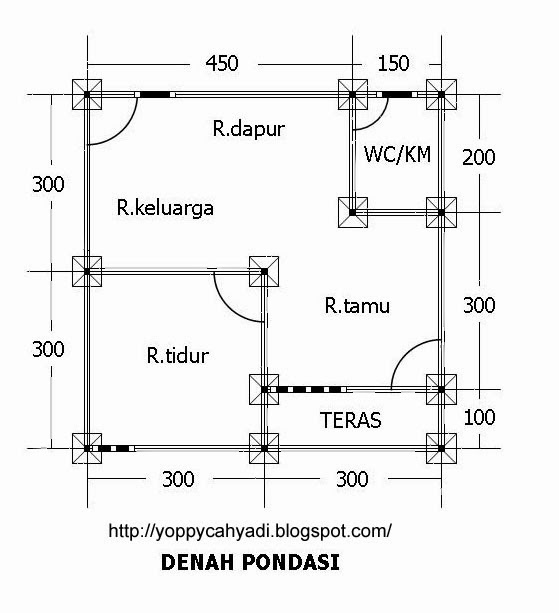 AMANG INTERIOR DESIGN: Denah rumah tipe 36 minimalis