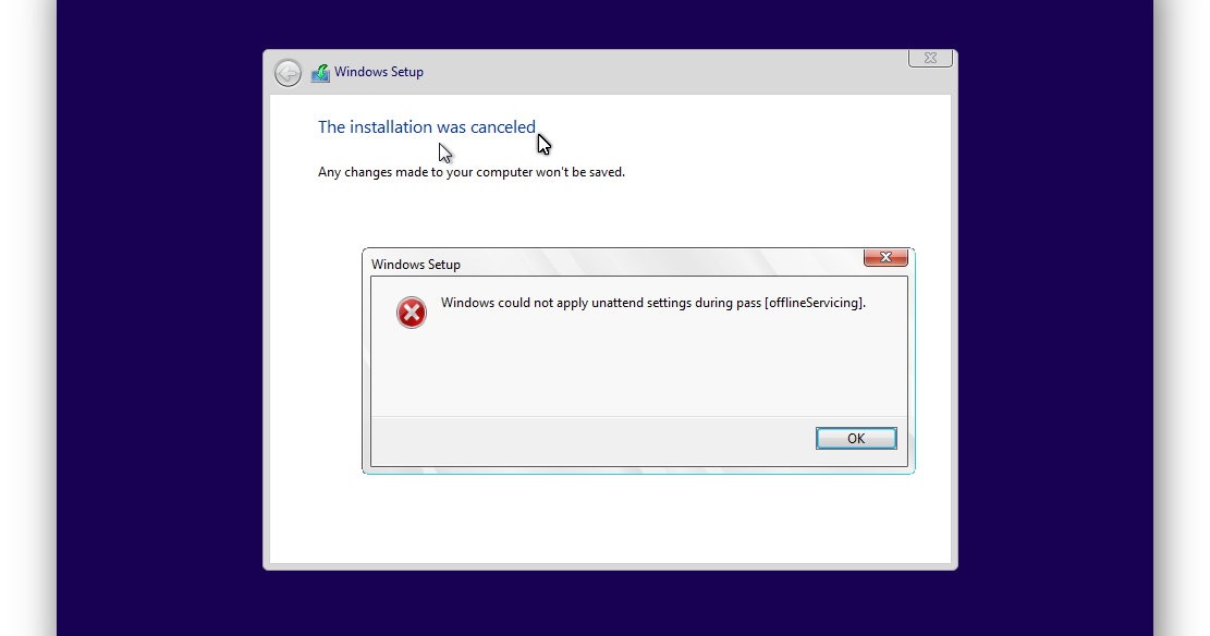 Windows could not determine the language. Windows could not determine the language
