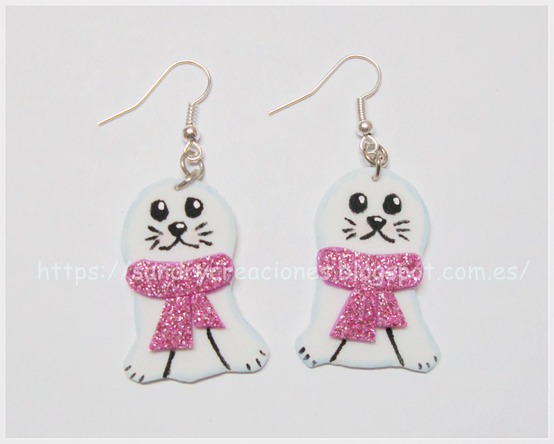 SanDryCreaciones: Pendientes en goma o foamy