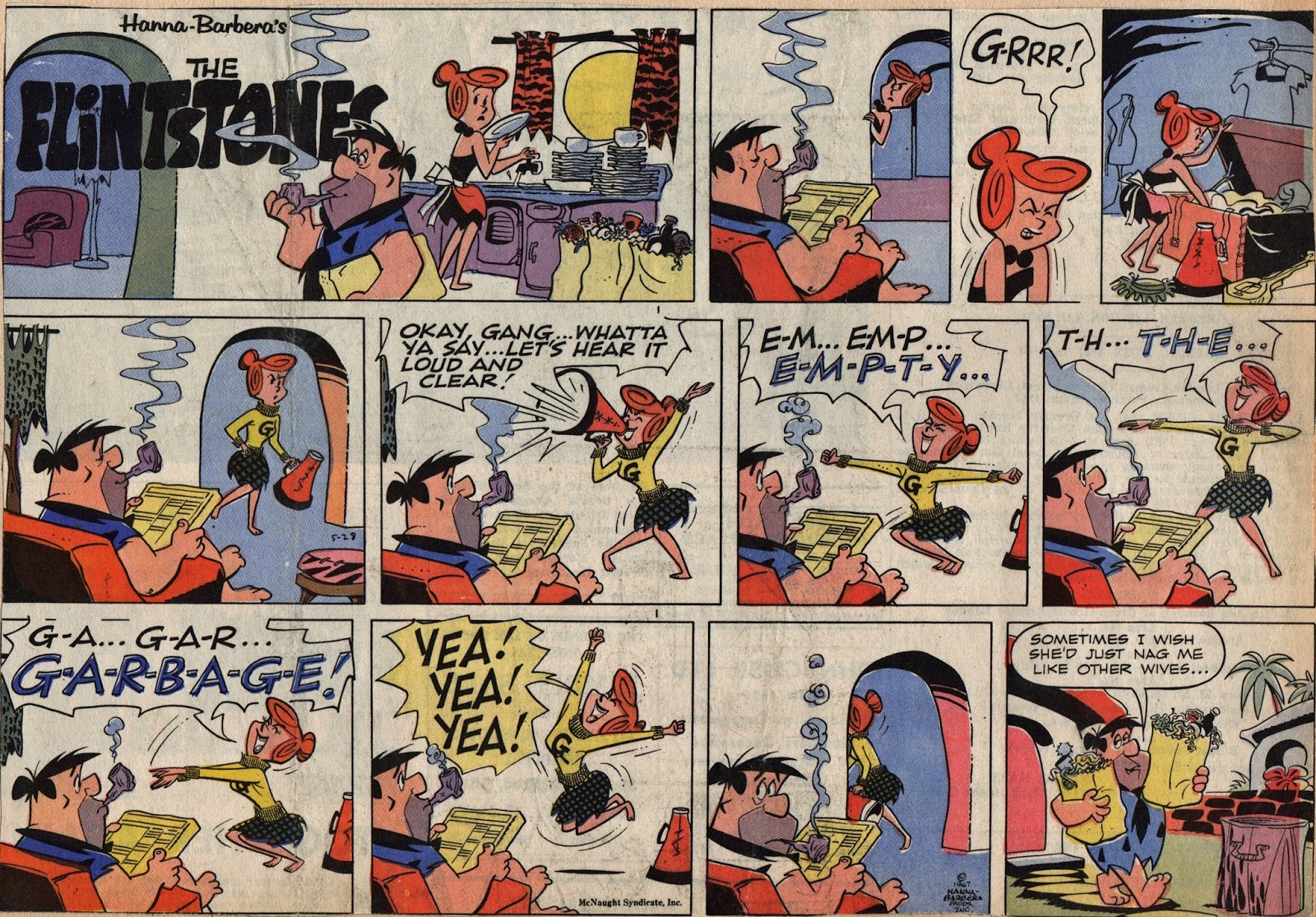 Yowp: Flintstones Weekend Comics, May 1967