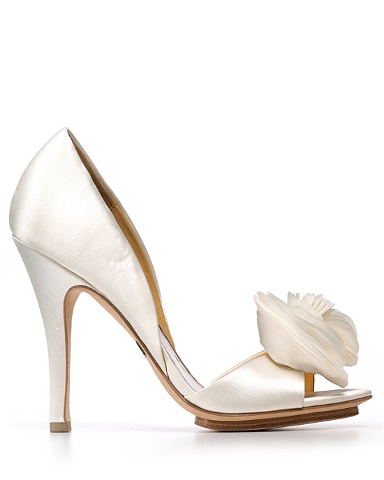Badgley Mischka D'Orsay Evening Pumps Amazing Bridal Look