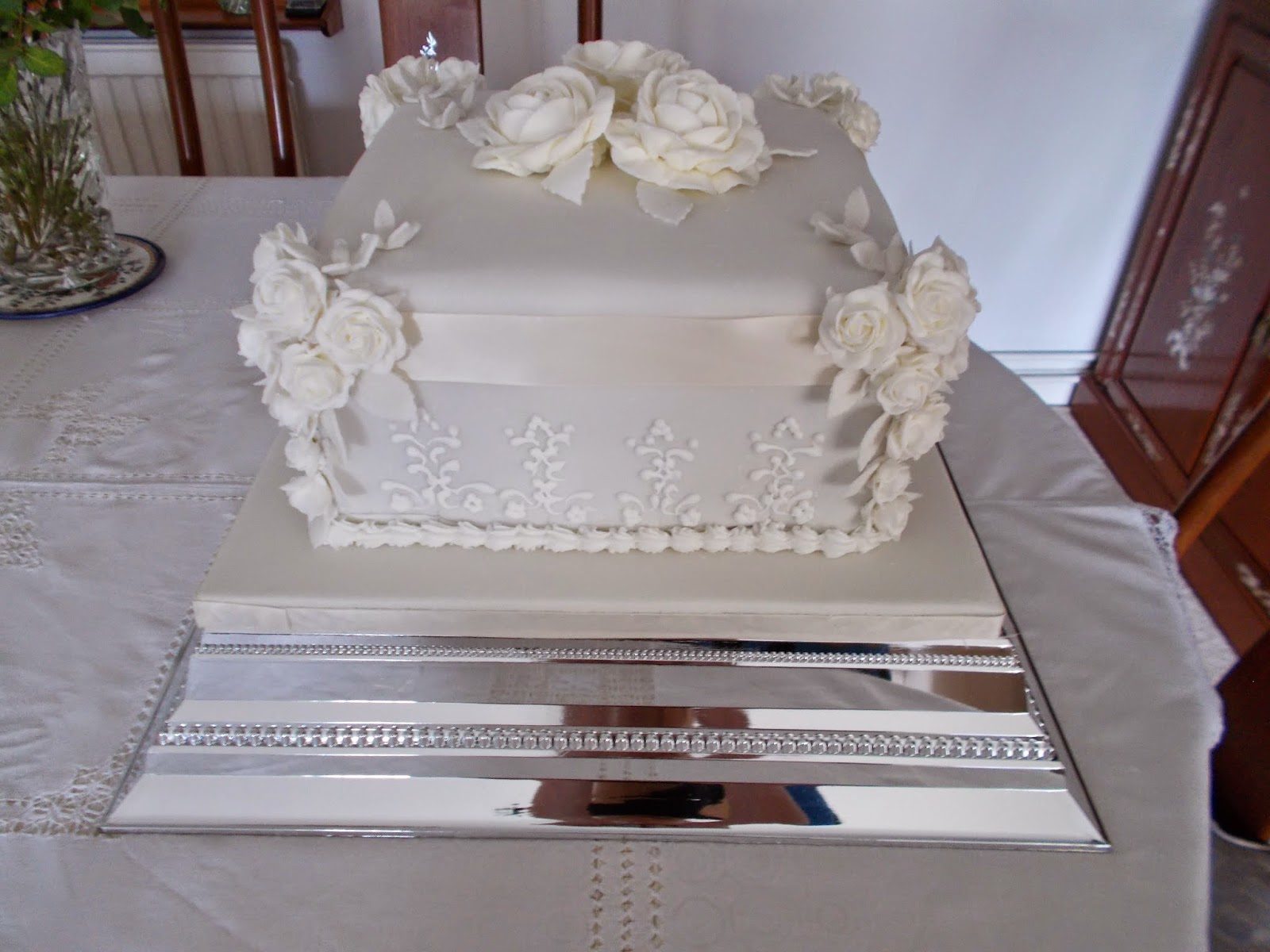 Food and Cakes with Juyee Zoya's Baptismal Cake