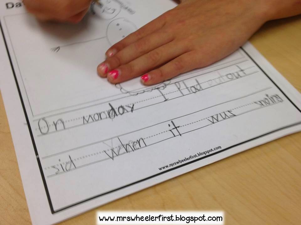 Mrs. Wheeler's First Grade Tidbits: Conferences in Writing
