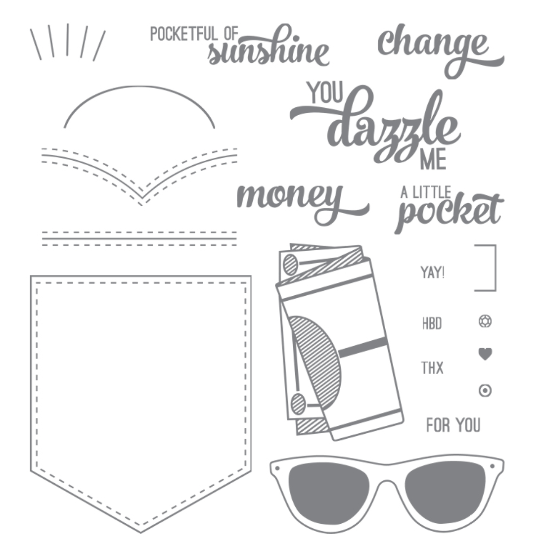 Deze traktaties heb ik gemaakt met de Pocket full of Sunshine