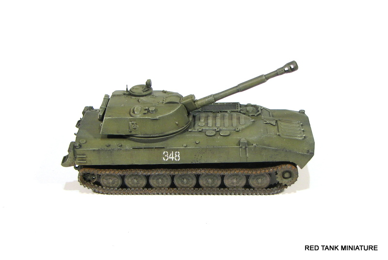 Gulumik Military Models 2S1 Gvozdika 1/72 RED TANK MINIATURE