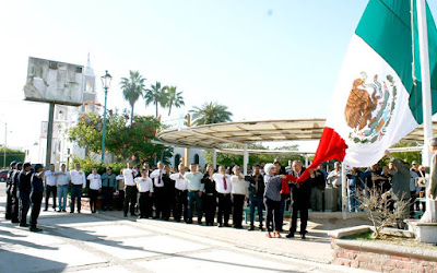 Conmemoran el 213 aniversario del natalicio de Benito Juárez en Huatabampo