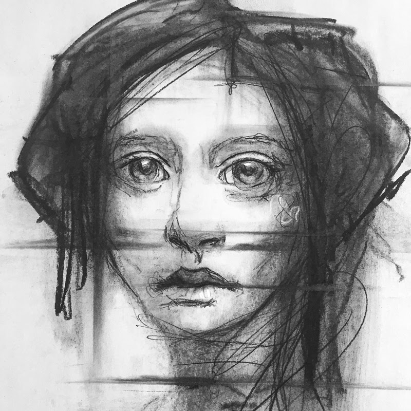 Faces Drawings by Patrick Greenwell from Santa Fe, New Mexico, USA.