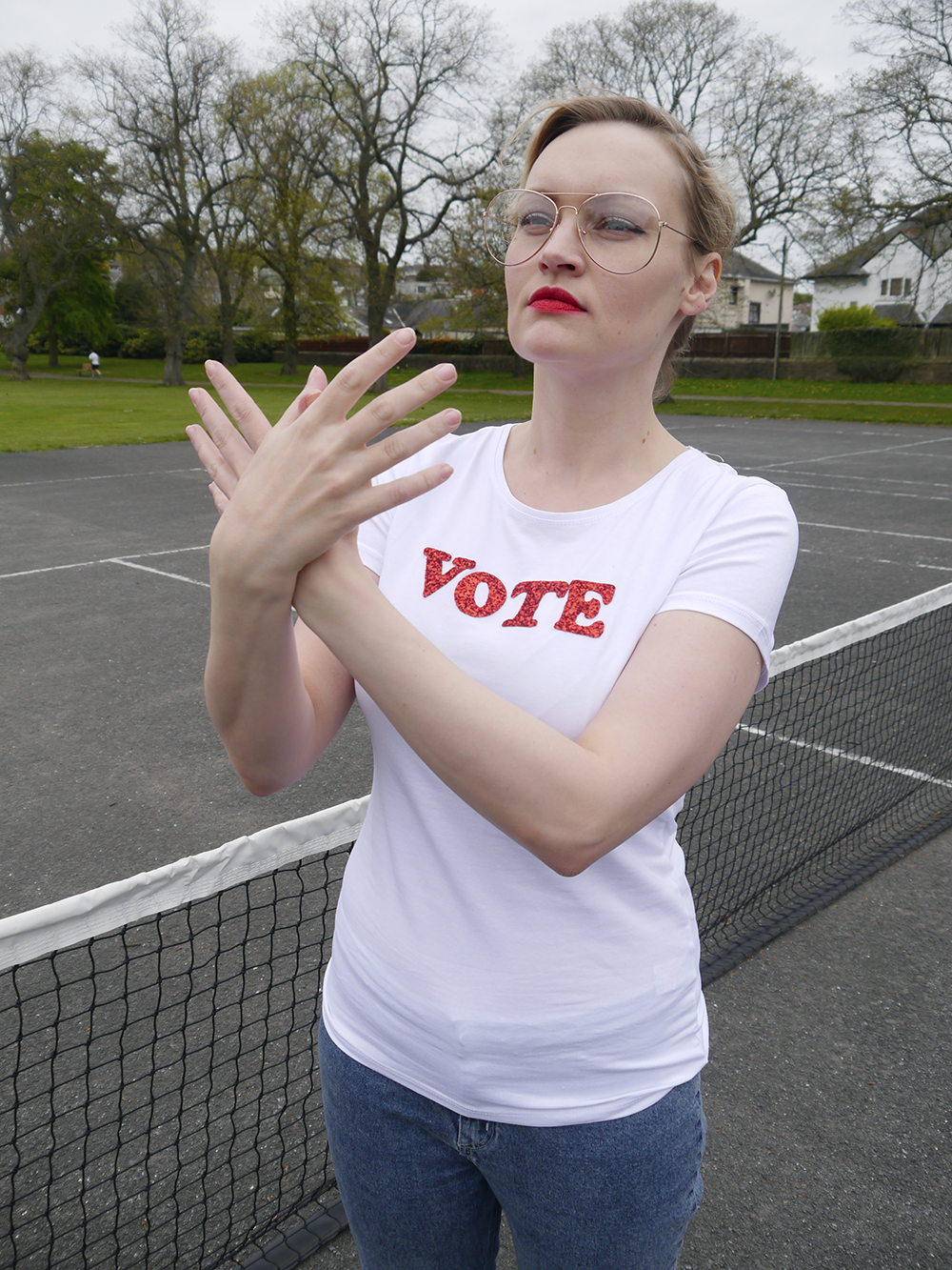 Vote for Pedro! Napolean Dynamite dance routine vote for Pedro, Napolean Dynamite dance routine, Unlikely Style Icon, politcal statement tee trend, quirky style blog