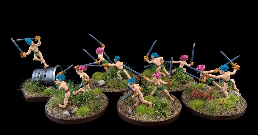 The Analogue Hobbies Painting Challenge From Curt Fighting Fae Tom Thumb And His Furies 44 Points