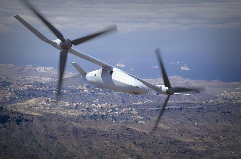 Tiltrotor drone is in development and the target is 2023 for production