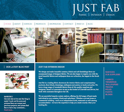 Website Design for Just Fab in Launceston