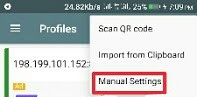 shadowsocks manual settings