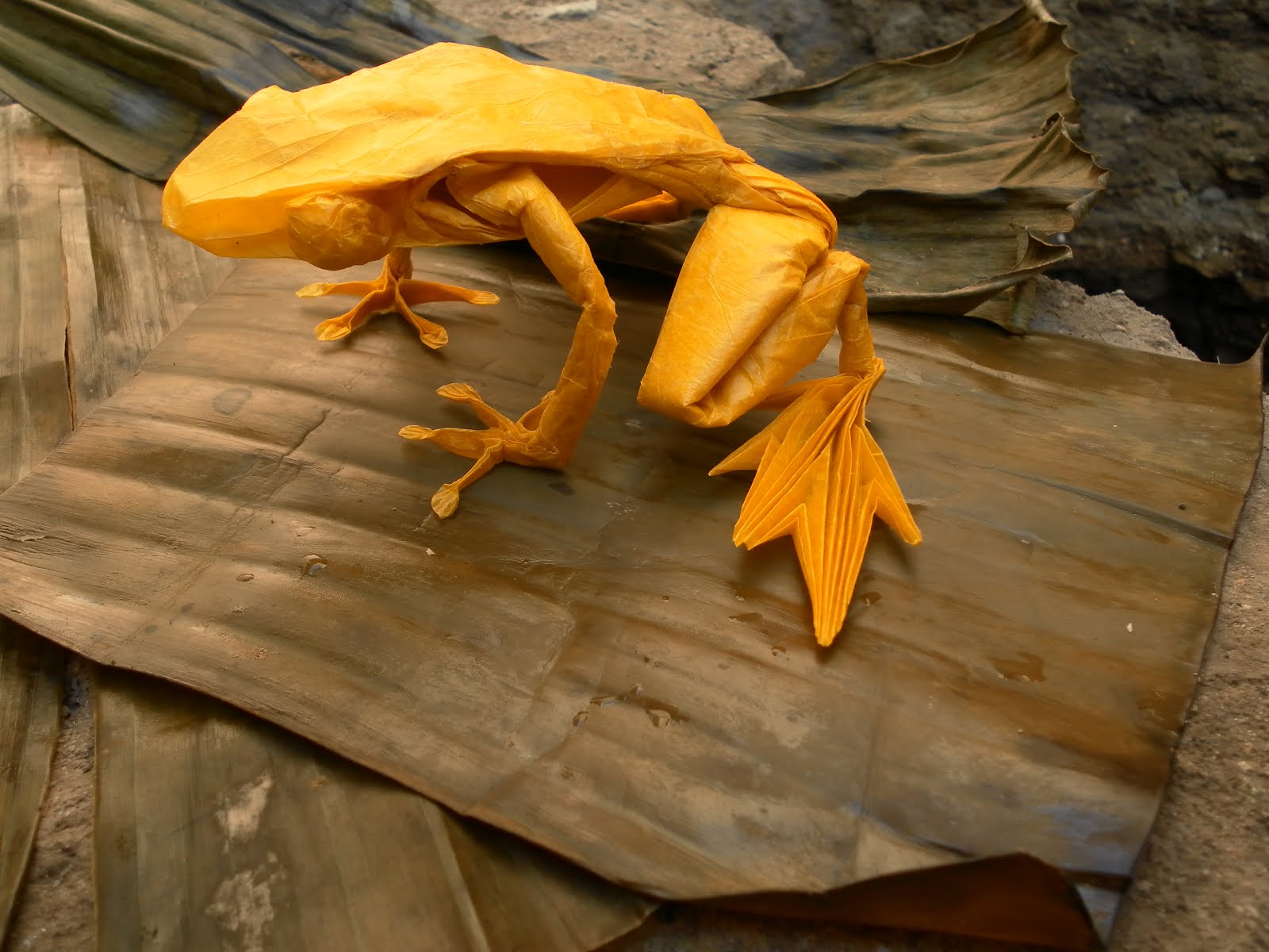 MarianoMi mundo el Origami Poison Dart Frog