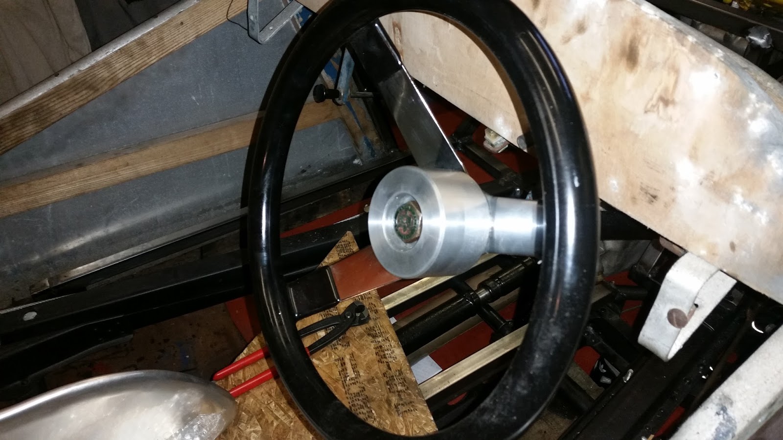 Austin Seven Special: Steering wheel