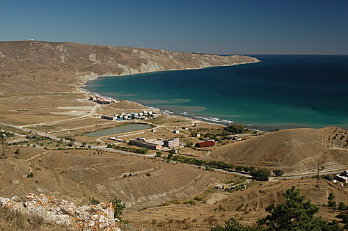 Двуякорная бухта в Крыму