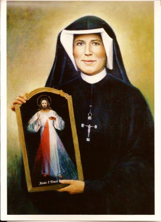 St. Faustina, pray for us! Her Feast day is on October 5.