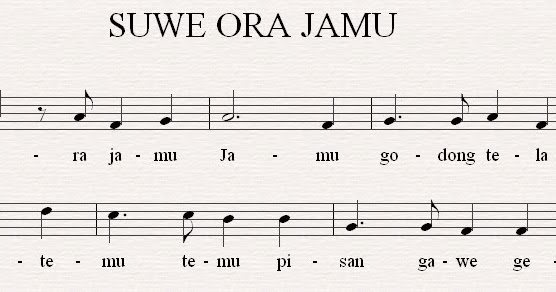 Lirik Lagu Daerah Jawa Tengah Suwe Ora Jamu