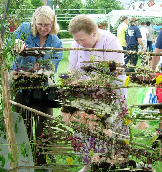 Greenwood Woman Letchworth Arts Festival 'Weave with Nature'