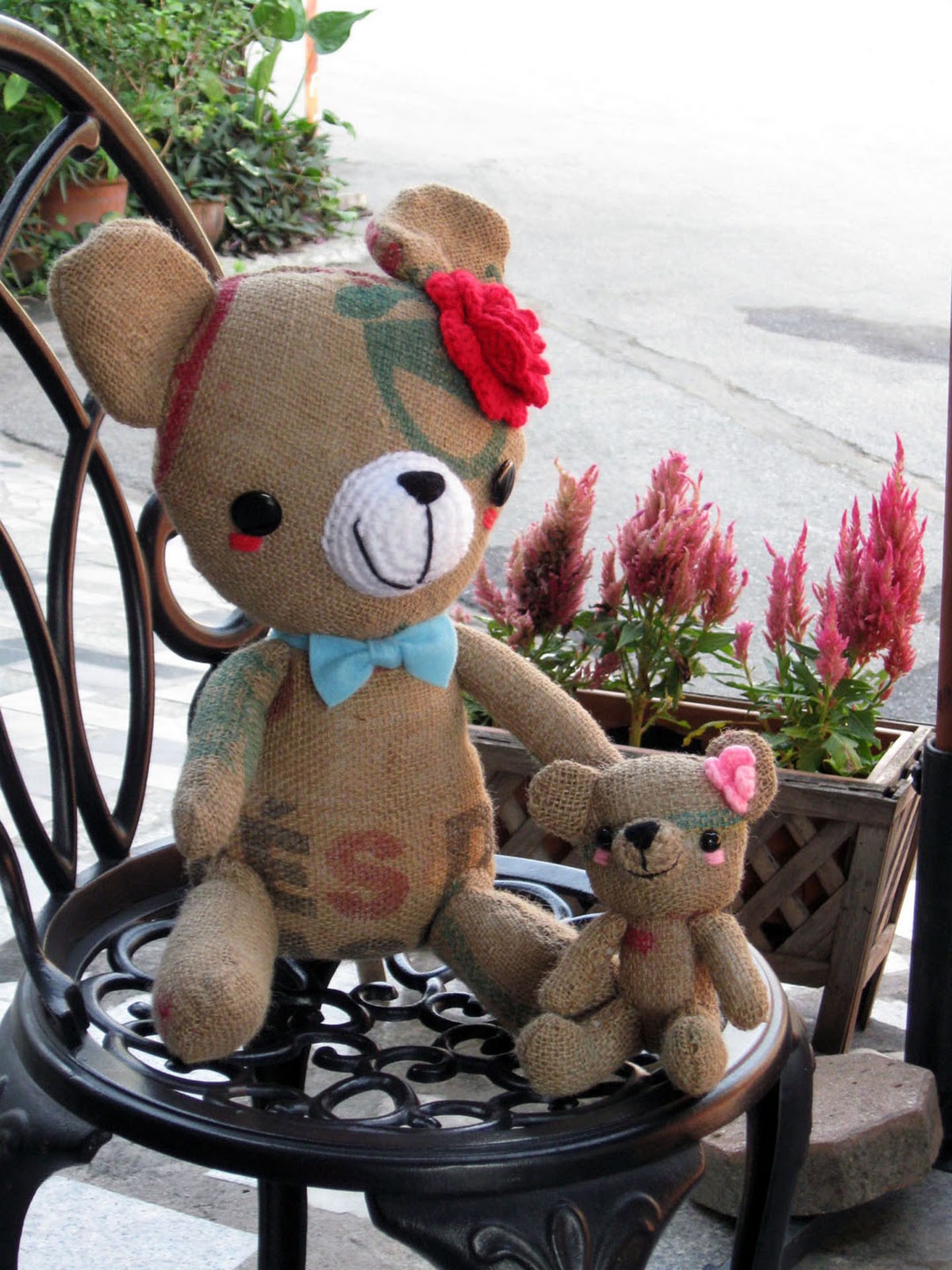 TeddyThotz CREATIVE RECYCLING with COFFEE BEAN SACK Part One