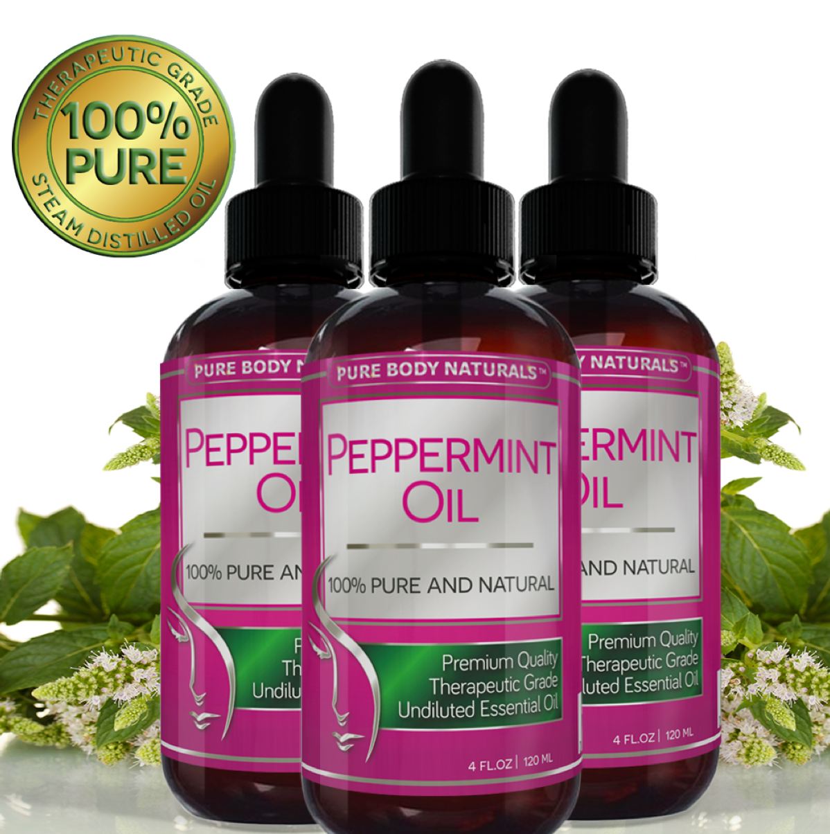 An apel a day pepperment oil  100 pure  natural essential oil review