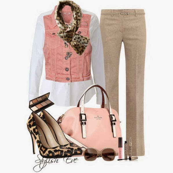 Fashion Fabric Design: Pink Winter 2013 Outfits for Women by Stylish Eve.
