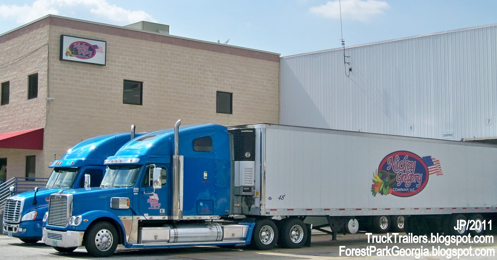 TRUCK TRAILER Transport Express Freight Logistic Diesel Mack Peterbilt