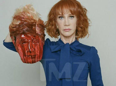  Kathy Griffin se disculpa por foto de Trump ‘decapitado’