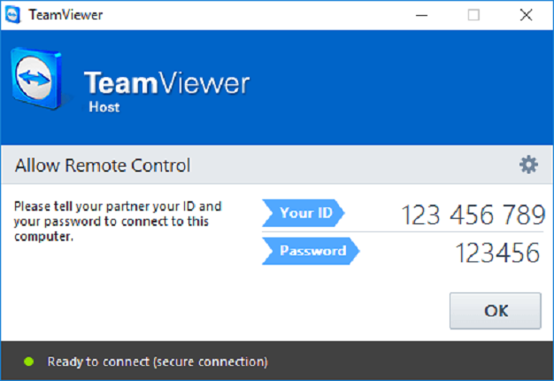 teamviewer remote control no display